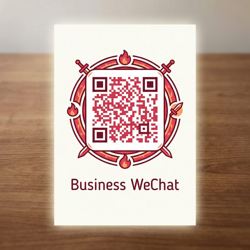 抖音风商务二维码